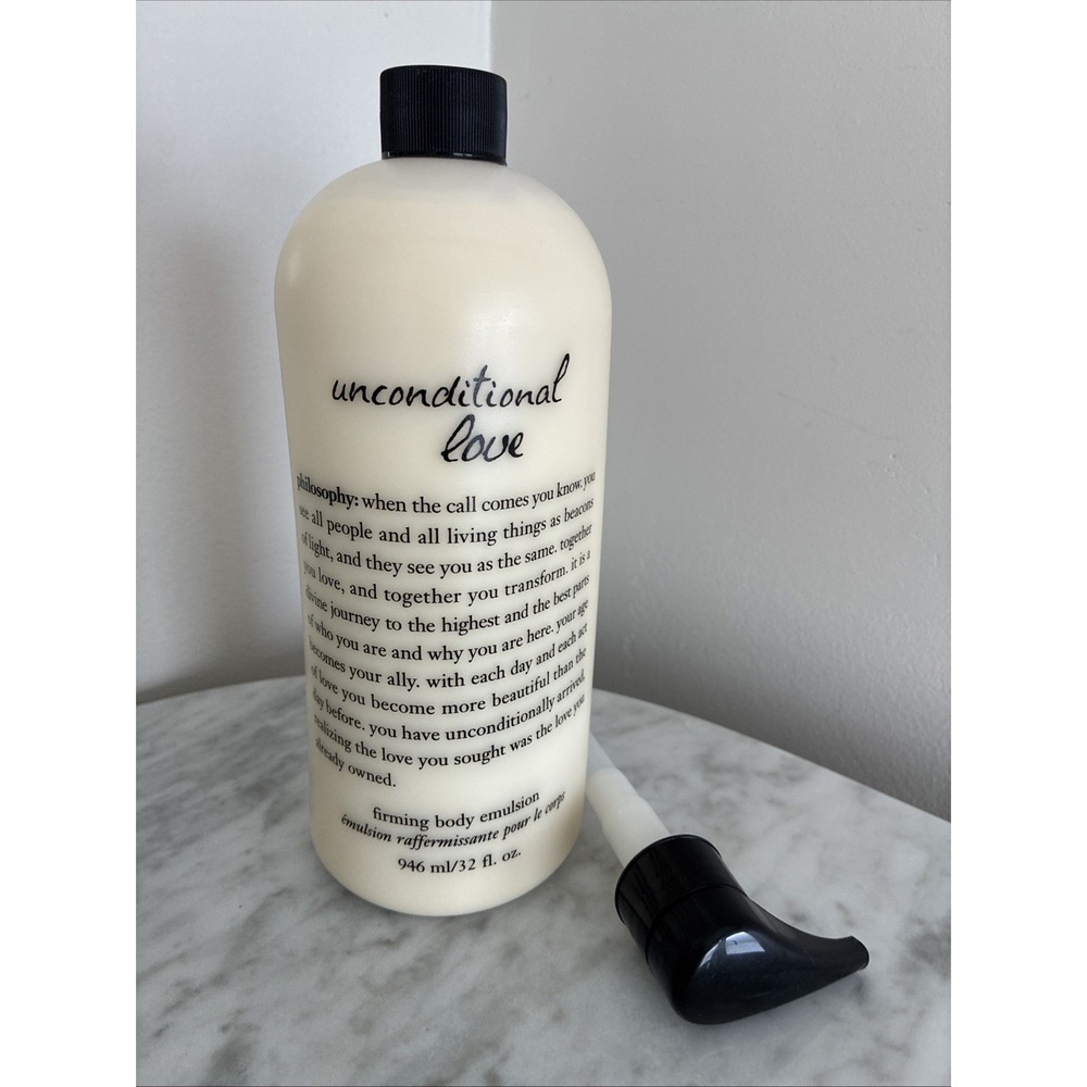 Philosophy Unconditional Love Firming Body Emulsion 32oz w/pump